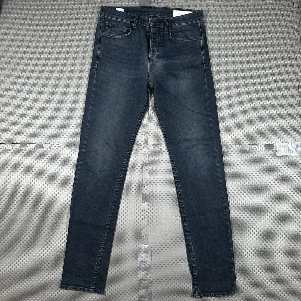 Rag & Bone Fit 2 Jeans Mens 32x33* Minna Slim Fit Stretch USA Made Button Fly